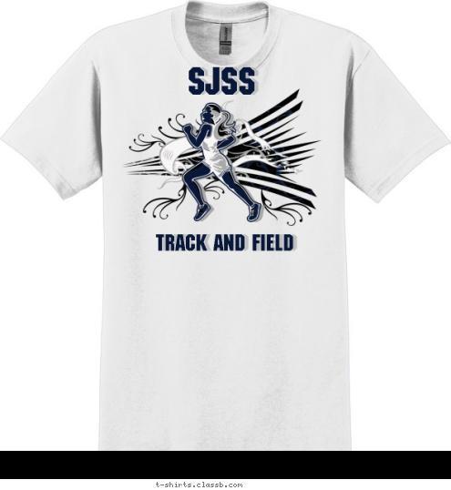 track and field sjss T-shirt Design 