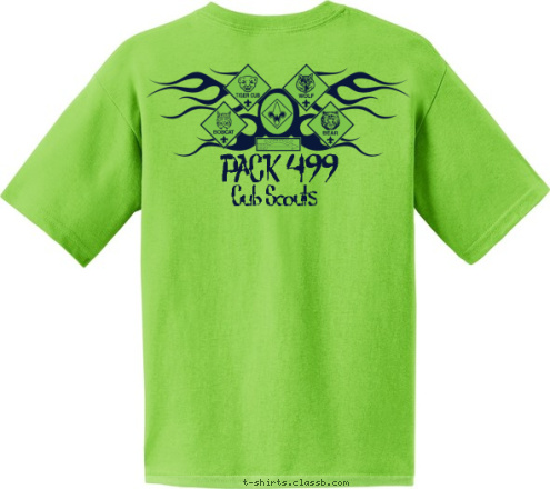 Cub Scouts Pack 499 Cub Scouts PACK 499 T-shirt Design 