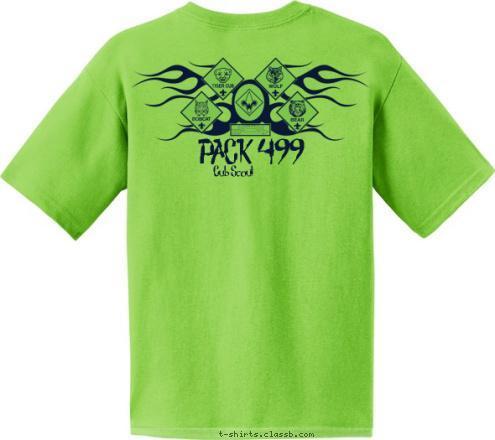 Cub Scouts Pack 499 Cub Scout PACK 499 T-shirt Design 