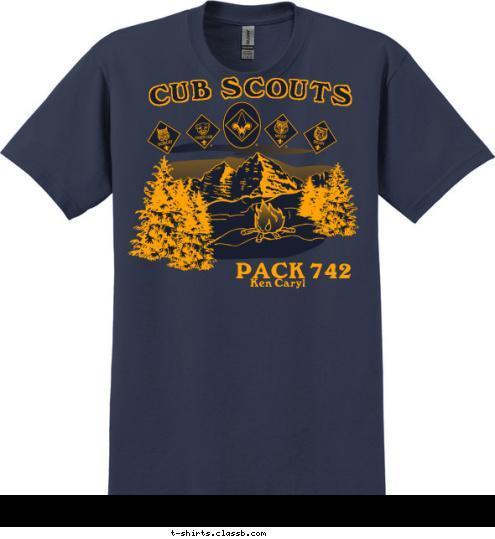 Ken Caryl PACK 742 CUB SCOUTS T-shirt Design 