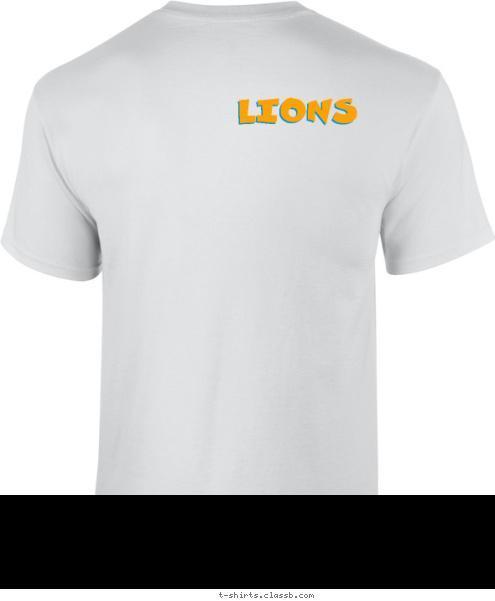 2004-2005 LIONS ST.PETERSBURG HIGH T-shirt Design 