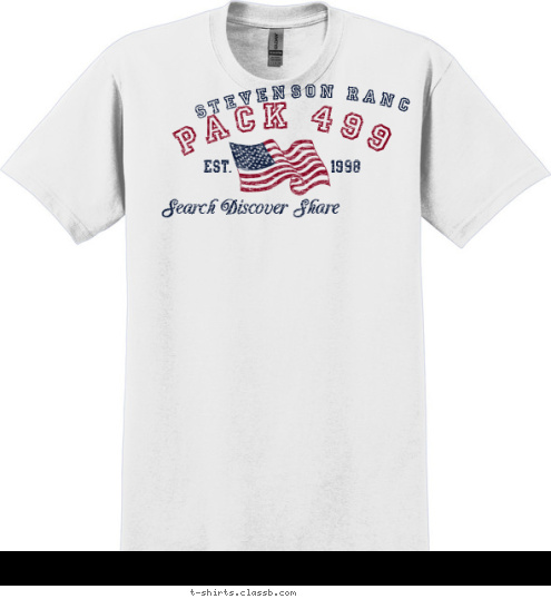 Search Discover Share 1998 EST. PACK 499 Stevenson Ranch T-shirt Design 