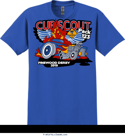 Pack
123 PINEWOOD DERBY
2012 T-shirt Design SP2148