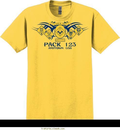 DO YOUR BEST ANYTOWN, USA PACK 123 T-shirt Design 