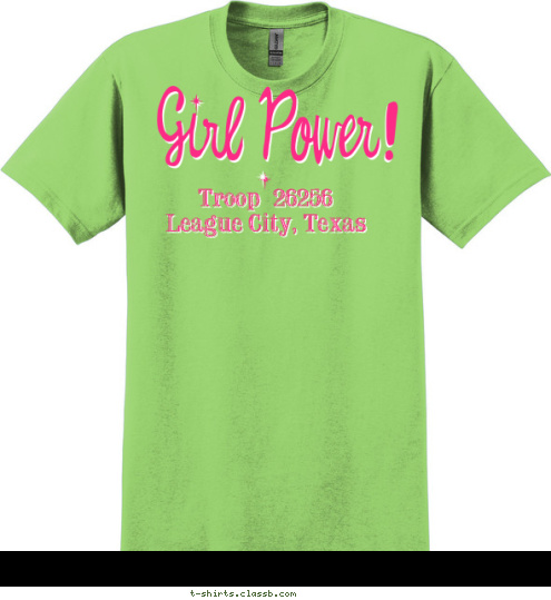 Troop  26256    
League City, Texas T-shirt Design 