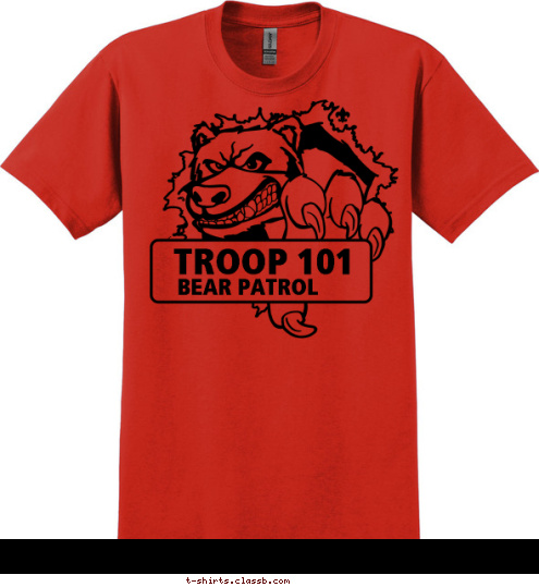 BEAR PATROL TROOP 101 T-shirt Design 