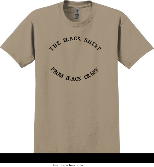 The Black Sheep From Black Creek T-shirt Design 