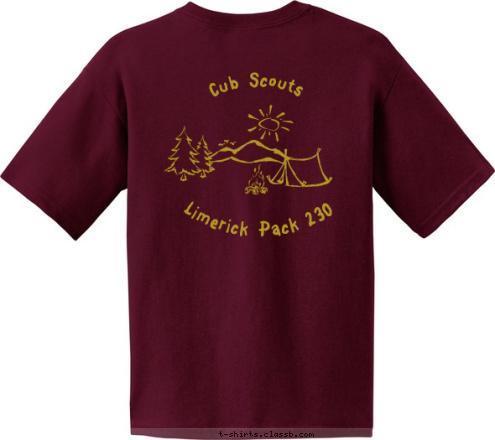 Cub Scouts Limerick, PA Pack 230 Limerick Pack 230 T-shirt Design 