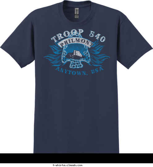 ANYTOWN, USA PHILMONT TROOP 540 T-shirt Design 