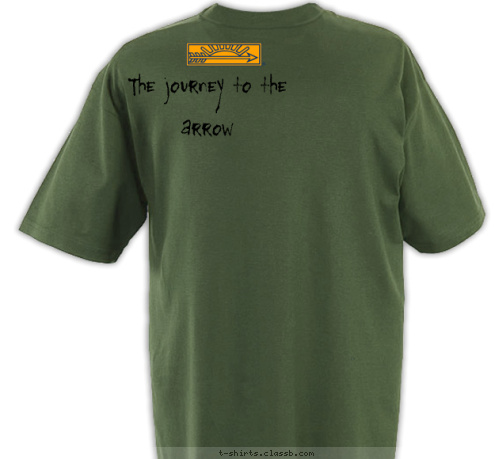 Your text here! The journey to the arrow Navarre, Fl Pack 105 T-shirt Design 