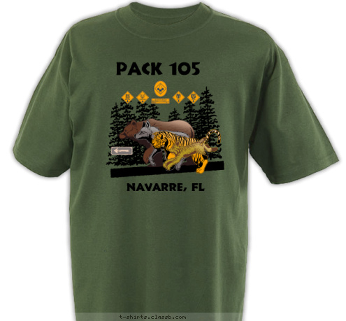 Your text here! The journey to the arrow Navarre, Fl Pack 105 T-shirt Design 