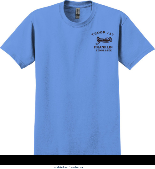 TENNESSEE FRANKLIN TROOP 137 U S A  2011  CANADA BOUNDARY WATERS T-shirt Design 