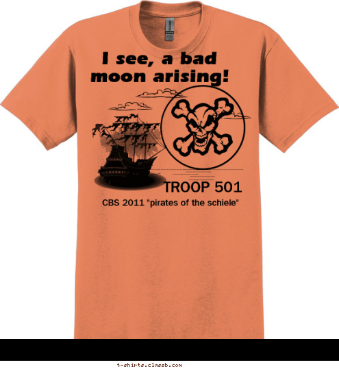 I see, a bad moon arising! -----------------------
 I see, a bad moon arising! TROOP 501 CBS 2011 