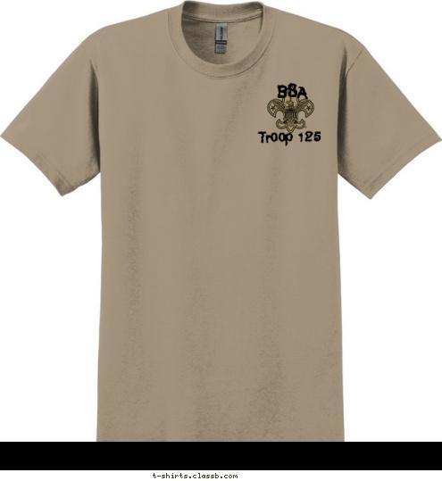 BSA Troop 125 T-shirt Design 