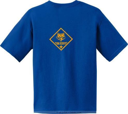 Anytown, USA CUB SCOUT PACK 123 T-shirt Design 