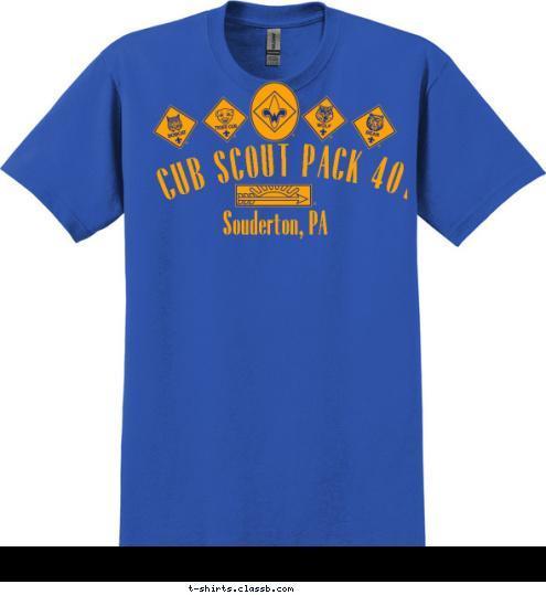 Words
 Live By Words to Live by Souderton, PA CUB SCOUT PACK 401 T-shirt Design PACK 401