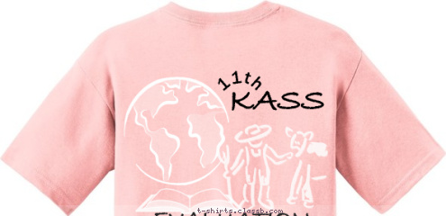 BULL  11th EVALUATION KASS TEAM T-shirt Design 