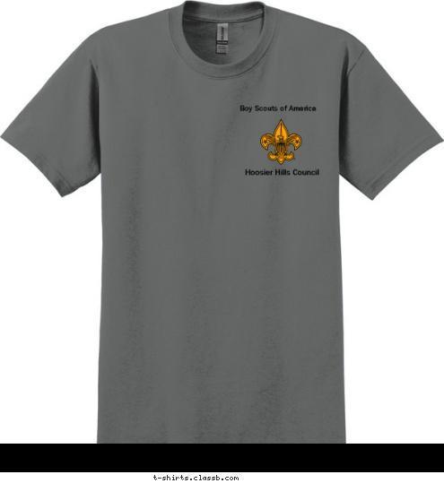 Troop 620 Troop 620 Hoosier Hills Council Penntown, IN Boy Scouts of America T-shirt Design 