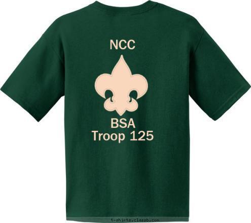 BSA BSA
Troop 125
 NCC Troop 125  T-shirt Design 