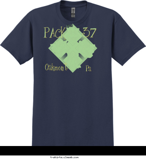 Pa Oakmont 37 PACK TIGER WOLF BEAR BOBCAT T-shirt Design 