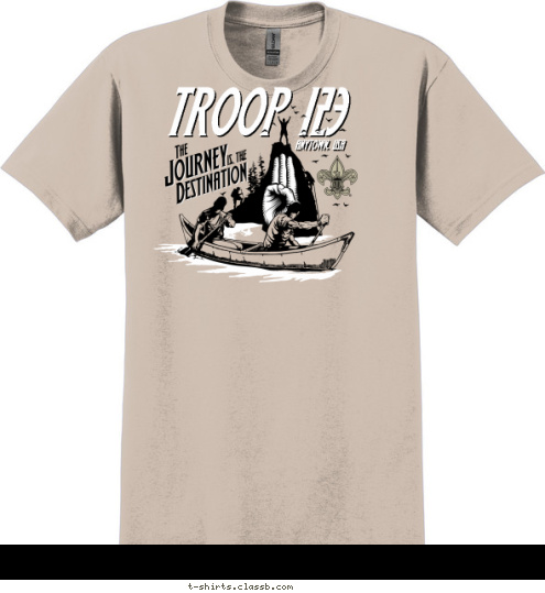 ANYTOWN, USA TROOP 123 T-shirt Design 