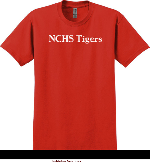 New Text NCHS Tigers T-shirt Design 