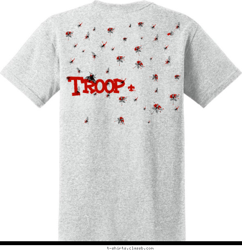 Served since  1998 ANYTOWN, USA Troop 123 20  Million   Mosquitoes  T-shirt Design 