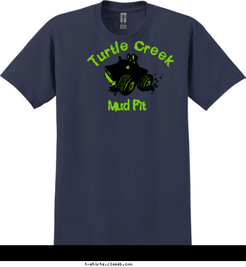 STAFF Turtle Creek Mud Pit T-shirt Design 