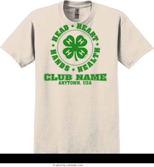 ANYTOWN, USA CLUB NAME T-shirt Design 
