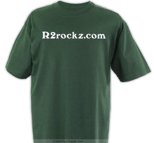 New Text R2rockz.com
 T-shirt Design 