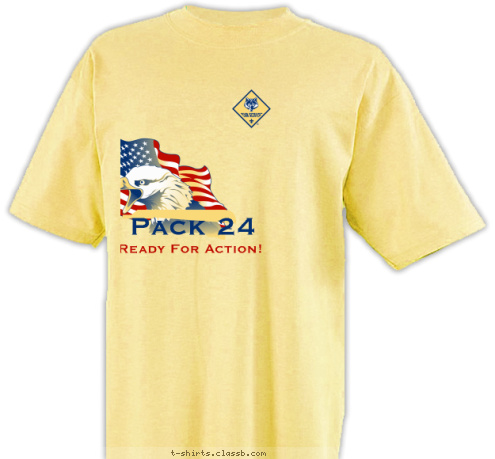 ACTION Pack 24 Ready For Action! T-shirt Design 