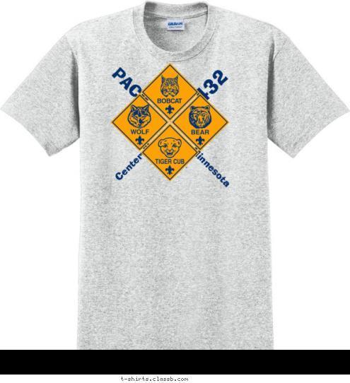 If found lost in the woods, please return to Pack 432 Minnesota Centerville 432
 PACK T-shirt Design 