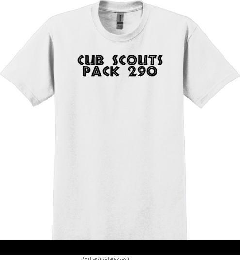 Cub Scouts Pack 290 T-shirt Design 