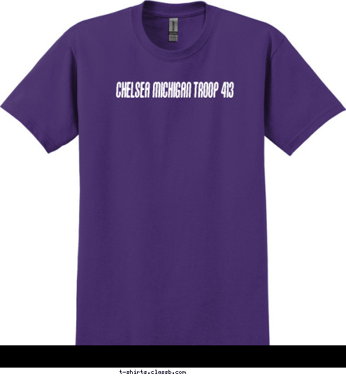 Chelsea Michigan Troop 413 T-shirt Design 