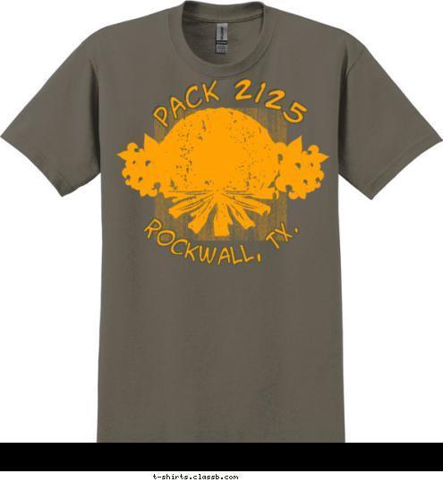 PACK 2125 Rockwall, Tx. T-shirt Design 