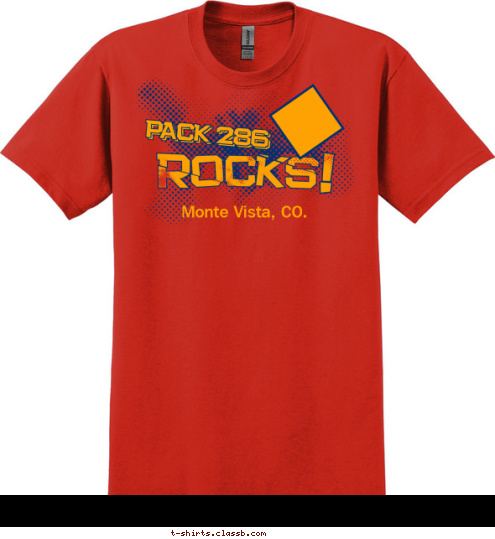 Cub Scout         Pack 286 PACK 286 Monte Vista, CO. PACK 286 T-shirt Design 