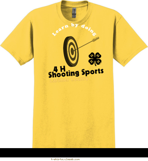 Shooting Sports 4 H Learn by doing Larimer County T-shirt Design 