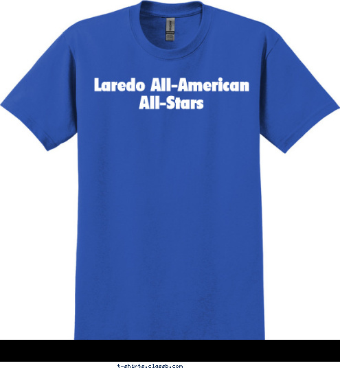 Laredo All-American All-Stars T-shirt Design 