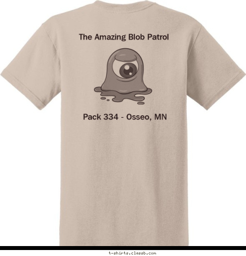 Pack 334 - Osseo, MN
 The Amazing Blob Patrol Pack 334 - Osseo, MN
Camp Navajo 2011 334 Pack T-shirt Design 