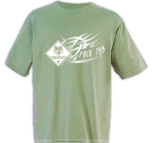 Simpsonville, SC Simpsonville, SC PACK 799 PACK 799 T-shirt Design 