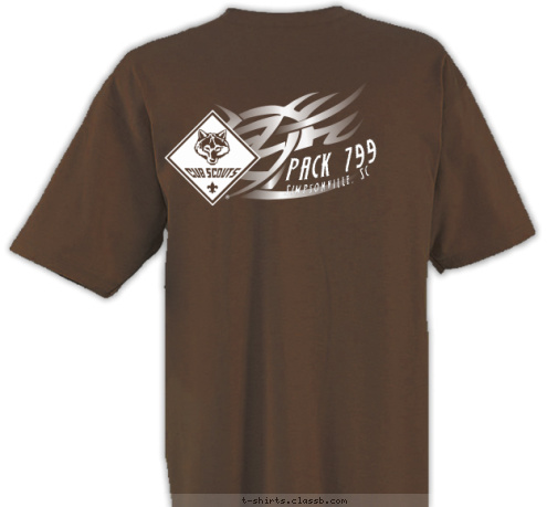 Simpsonville, SC Simpsonville, SC PACK 799 PACK 799 T-shirt Design 