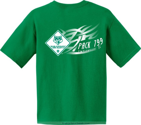 Simpsonville, SC Simpsonville, SC PACK 799 PACK 799 T-shirt Design 