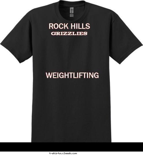 ROCK HILLS 800 LB

CLUB WEIGHTLIFTING GRIZZLIES T-shirt Design 