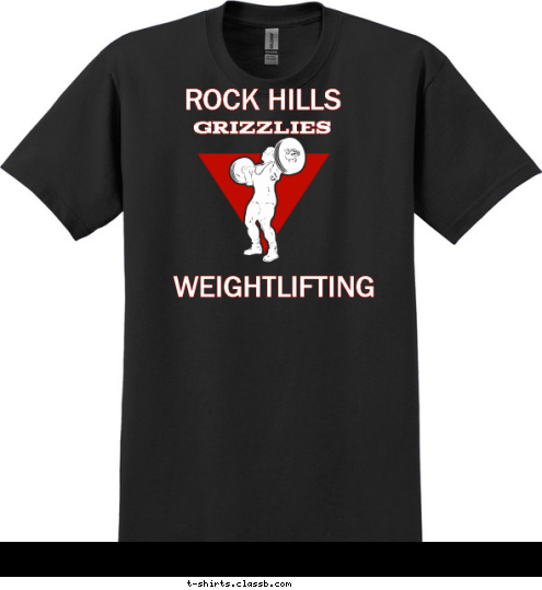 ROCK HILLS 800 LB

CLUB WEIGHTLIFTING GRIZZLIES T-shirt Design 