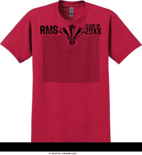 2012 CLASS OF RMS T-shirt Design SP2287
