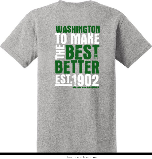 County Washington  LEARN BY DOING COUNTY WASHINGTON T-shirt Design 