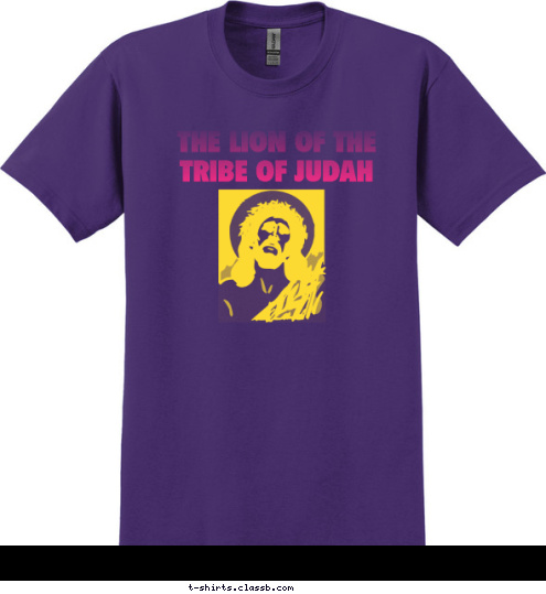 THE LION OF THE TRIBE OF JUDAH
 T-shirt Design 