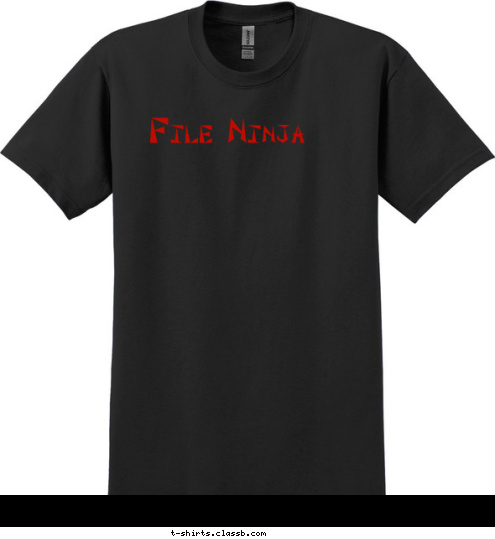 File Ninja T-shirt Design 