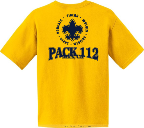 Niles, CA PACK 112 Niles, CA PACK 112 T-shirt Design 