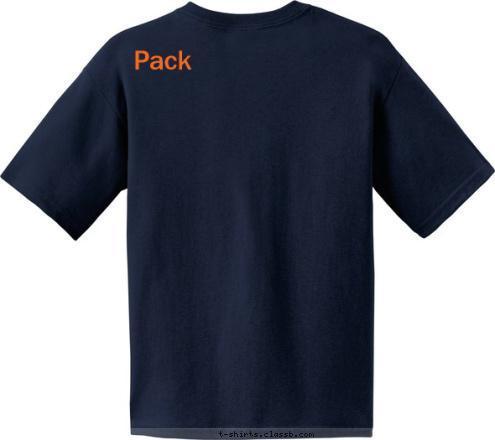 New Text Pack Center Grove
Indiana 601 Pack Cub Scouts T-shirt Design 